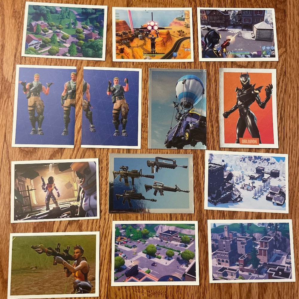 Lot of 116 Random Panini Fortnite Series 1 Stickers/Trading Cards! - Picture 6 of 15